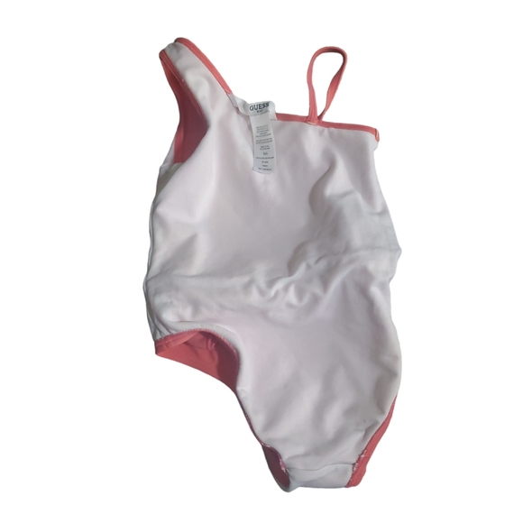 4T Guess Kids Bathing Suit. Coral with gold and clear gems. - Picture 3 of 3